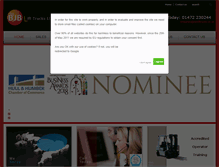Tablet Screenshot of bjblifttrucks.co.uk